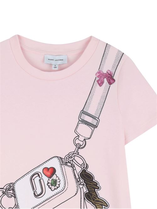 Abito bambina Marc Jacobs rosa con logo MARC JACOBS Kids | W60711475